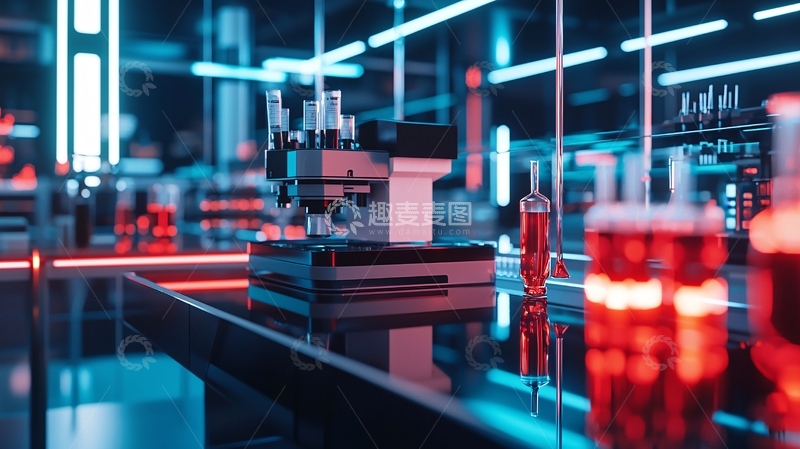 高清大图下载【趣麦麦图】未来感实验室