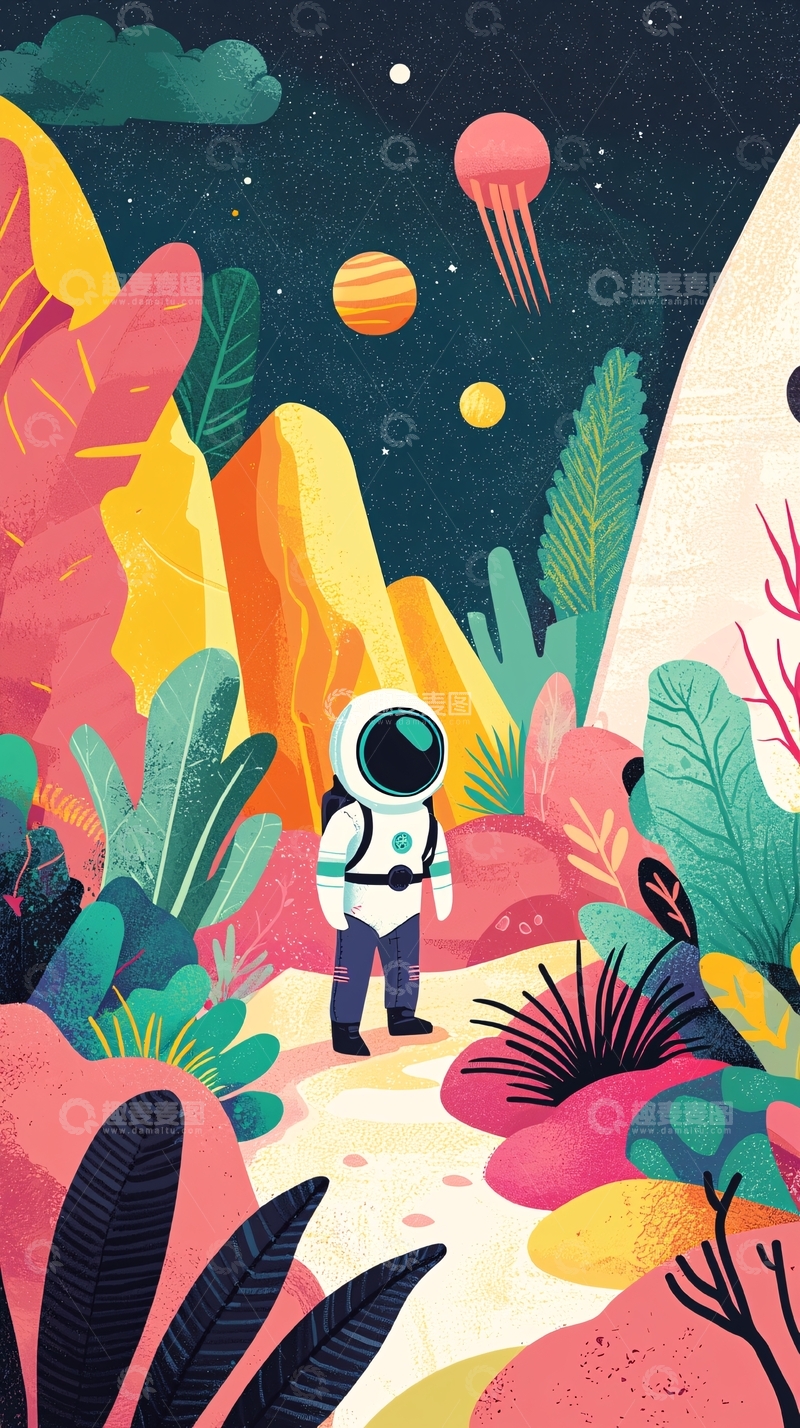 高清大图下载【趣麦麦图】宇航员