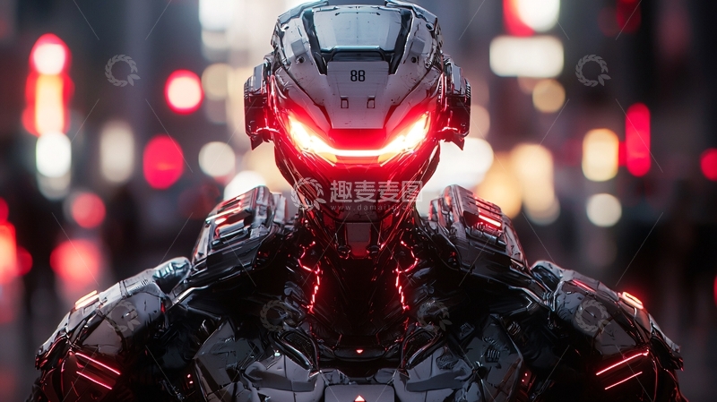 高清大图下载【趣麦麦图】未来科技风格装甲