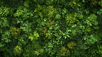 绿植墙背景