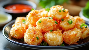 酥脆金黄炸奶酪球