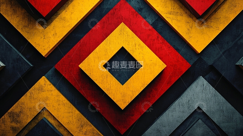 高清大图下载【趣麦麦图】几何形状重复排列