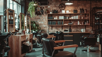 复古工业风理发店