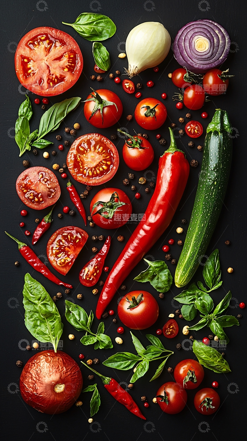 高清大图下载【趣麦麦图】新鲜蔬菜食材静物