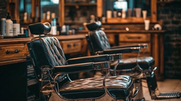 复古理发店座椅