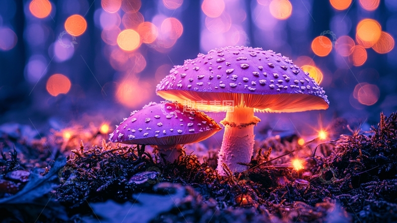 高清大图下载【趣麦麦图】梦幻森林蘑菇