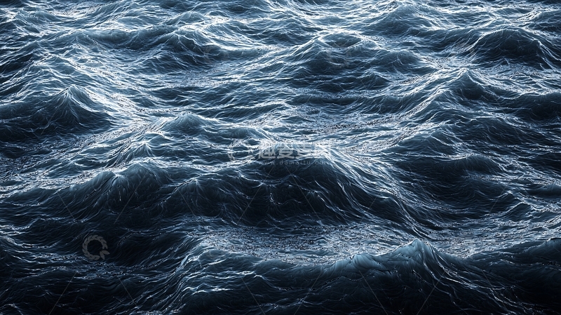 高清大图下载【趣麦麦图】深蓝色涌动的海面