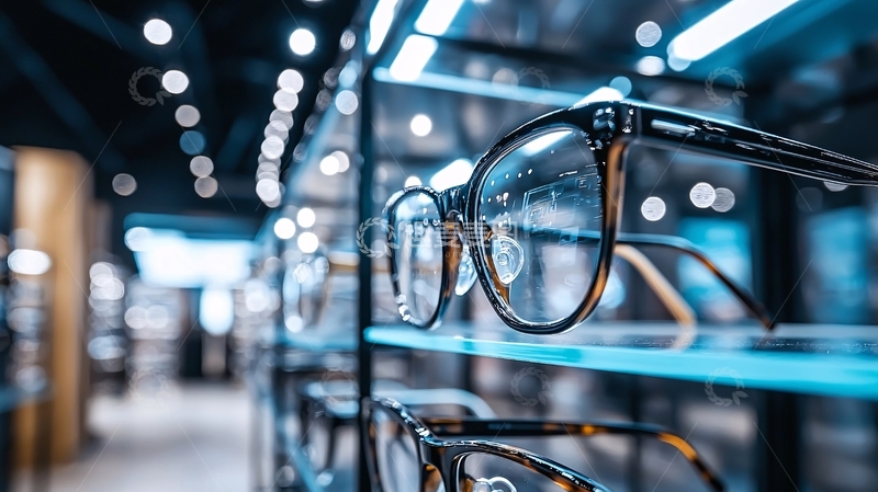 高清大图下载【趣麦麦图】眼镜店陈列