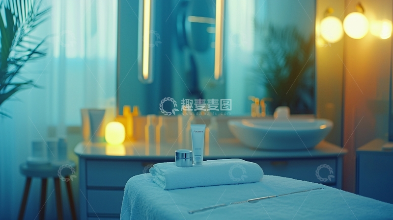 高清大图下载【趣麦麦图】水疗中心美容院场景