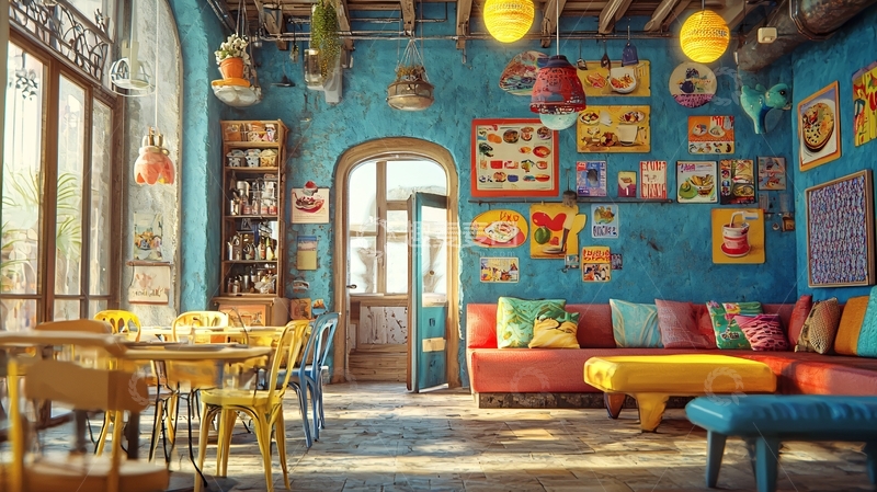 高清大图下载【趣麦麦图】色彩斑斓的异域风情餐厅