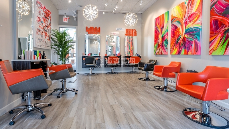 高清大图下载【趣麦麦图】现代时尚美发沙龙