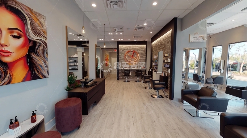 高清大图下载【趣麦麦图】美发店的时尚社交空间