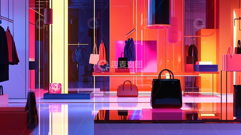 高清大图下载【趣麦麦图】时尚服装包包精品店