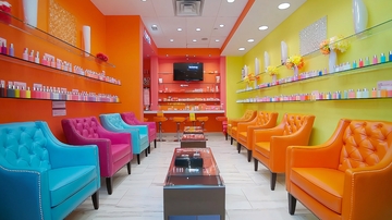 时尚美甲店装修