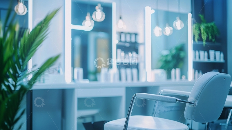 高清大图下载【趣麦麦图】现代化美容院室内设计