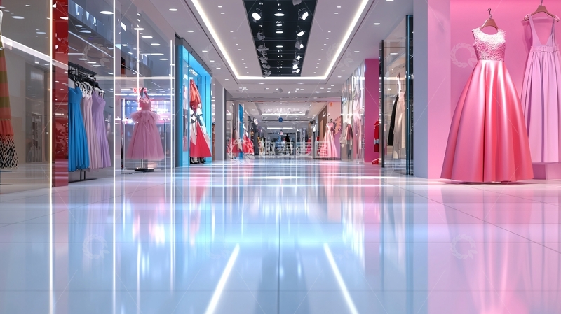 高清大图下载【趣麦麦图】高端商场走廊