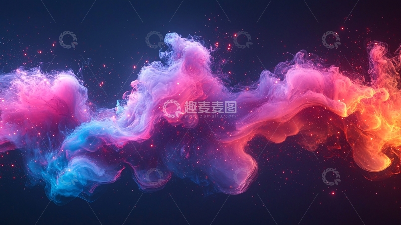 高清大图下载【趣麦麦图】彩色烟雾