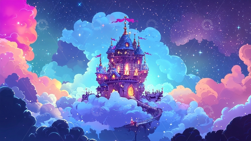高清大图下载【趣麦麦图】梦幻城堡