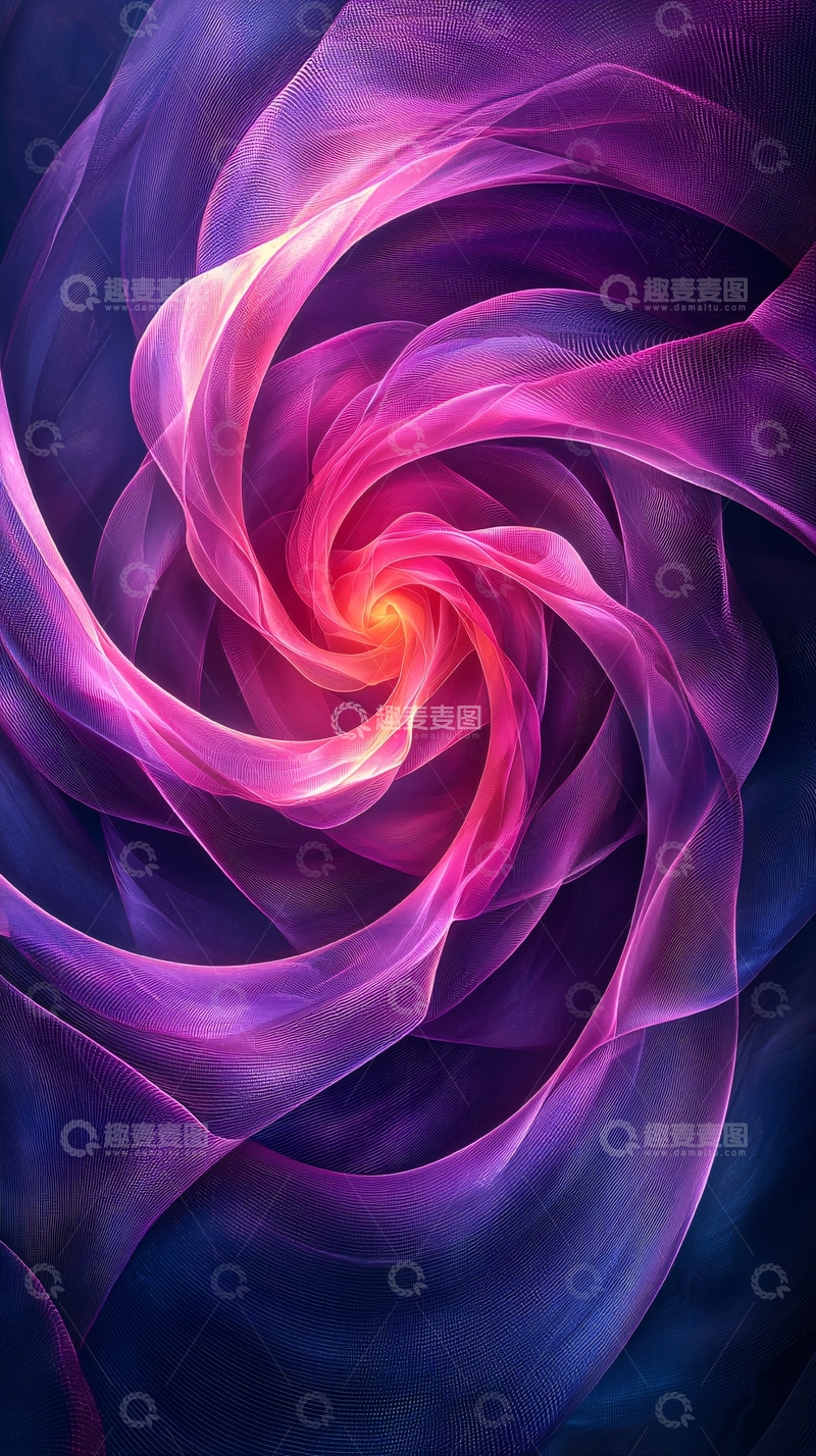 高清大图下载【趣麦麦图】紫色旋涡