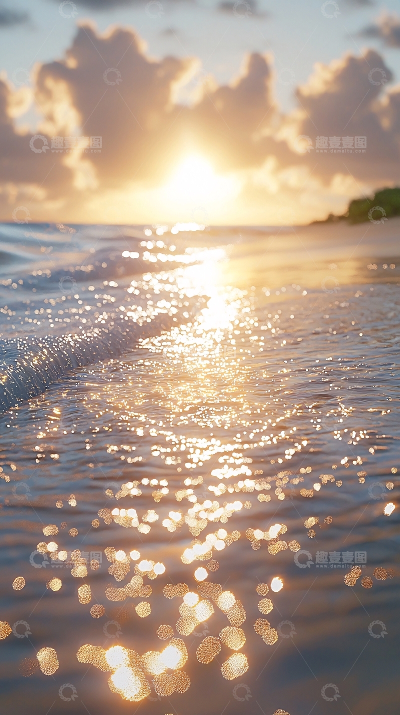 高清大图下载【趣麦麦图】海边日出