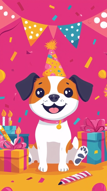 生日快乐狗狗