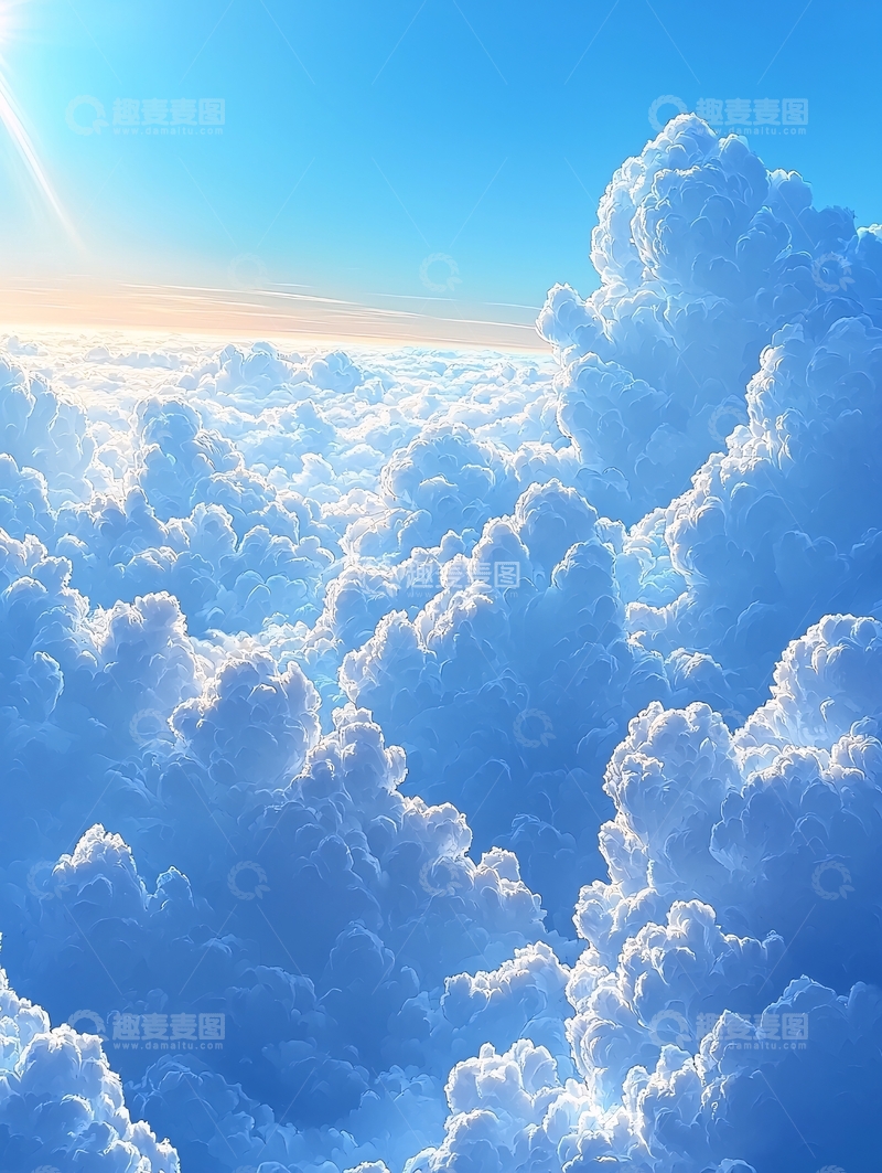 高清大图下载【趣麦麦图】蓝天白云