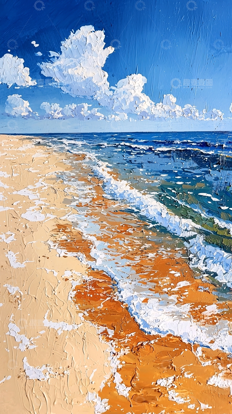 高清大图下载【趣麦麦图】阳光沙滩海浪19
