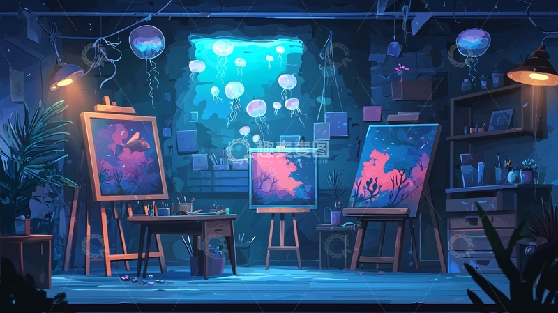 高清大图下载【趣麦麦图】暗夜艺术工作室