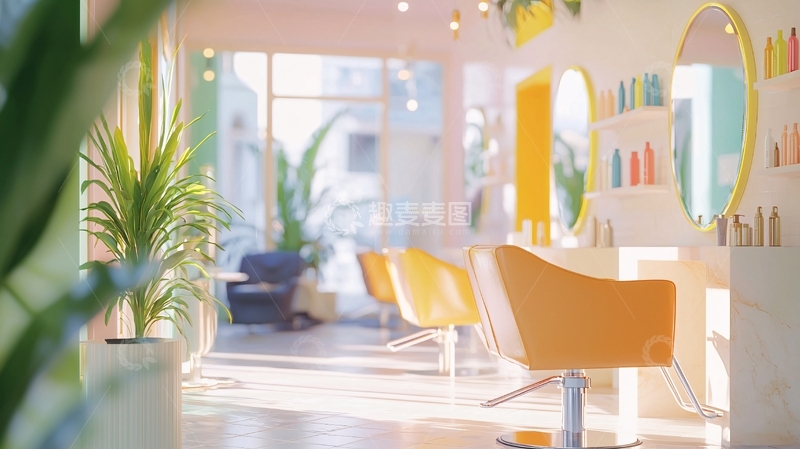 高清大图下载【趣麦麦图】ins风理发店