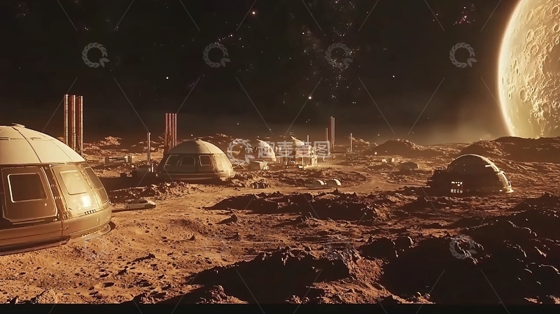 高清大图下载【趣麦麦图】月球基地2