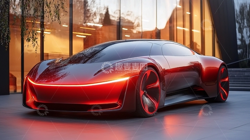 高清大图下载【趣麦麦图】未来感超跑设计