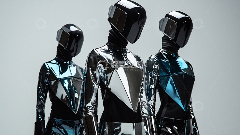 高清大图下载【趣麦麦图】未来感机器人