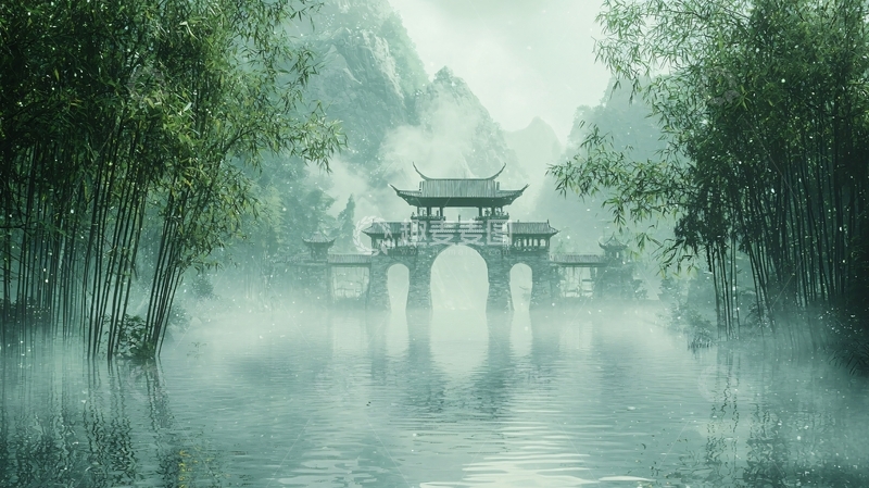 高清大图下载【趣麦麦图】水墨江南