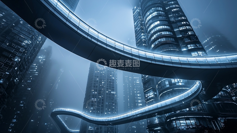高清大图下载【趣麦麦图】未来都市