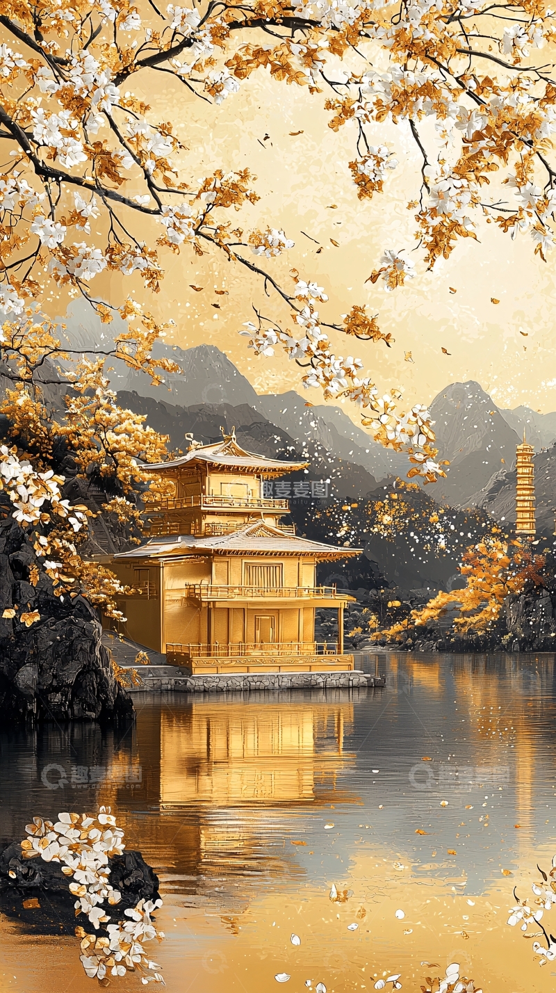 高清大图下载【趣麦麦图】金色建筑