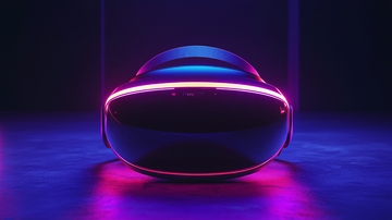 炫酷科幻虚拟现实头显