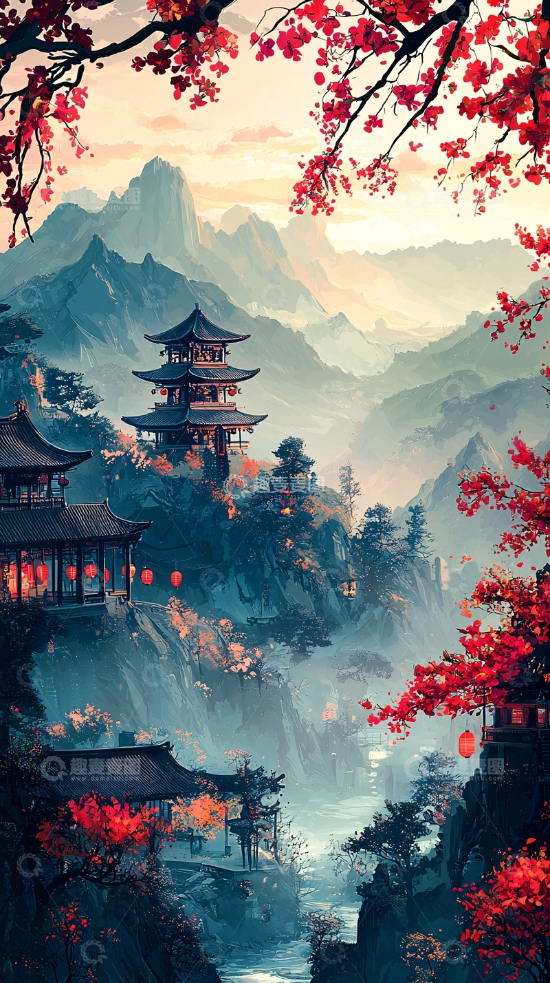 高清大图下载【趣麦麦图】水墨画