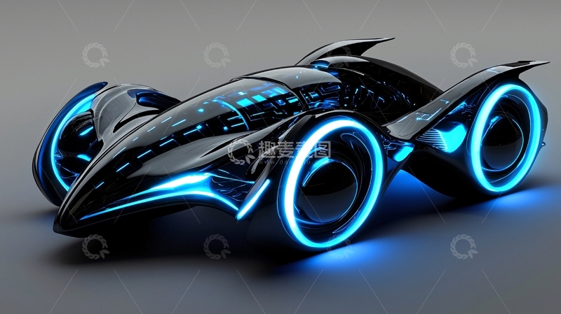 高清大图下载【趣麦麦图】未来感跑车