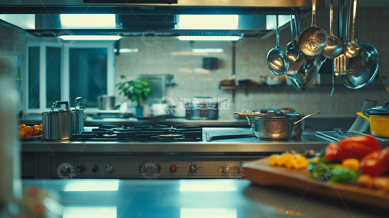 高清大图下载【趣麦麦图】高端酒店厨房