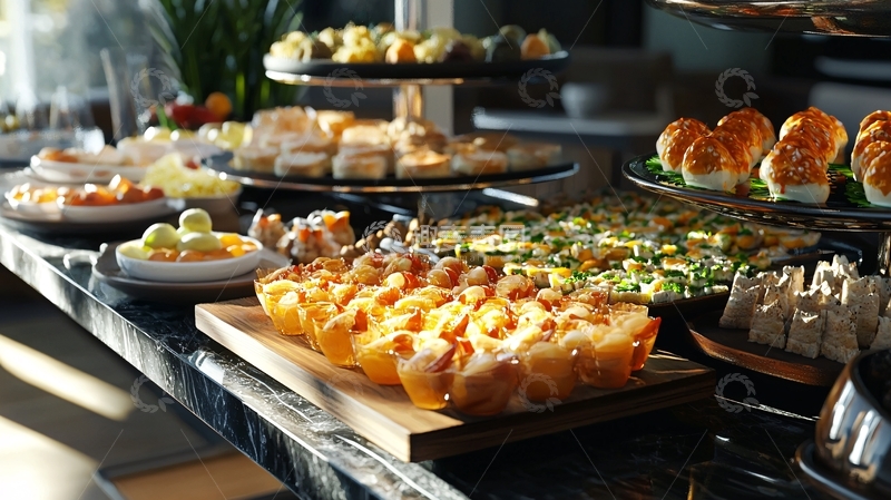 高清大图下载【趣麦麦图】自助餐美食