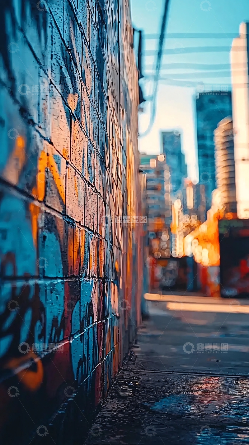 高清大图下载【趣麦麦图】涂鸦墙