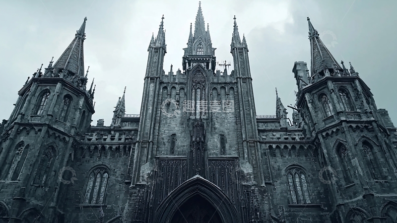 高清大图下载【趣麦麦图】哥特式建筑