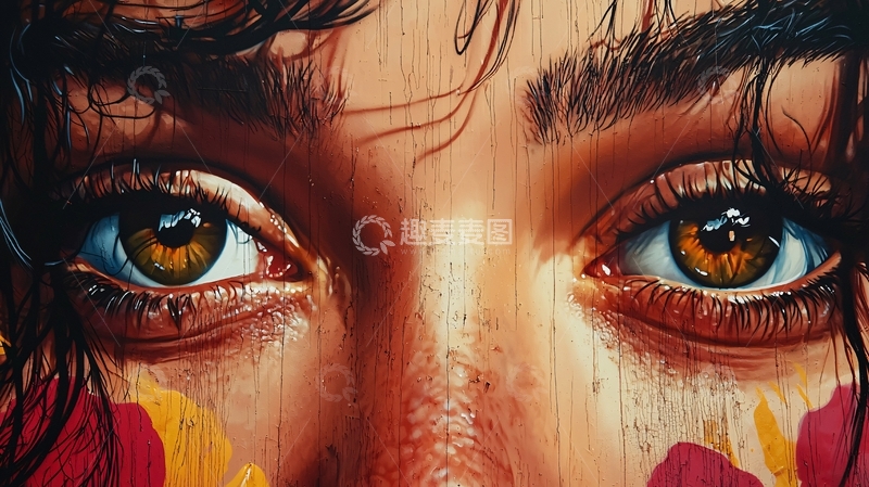 高清大图下载【趣麦麦图】高清女性眼睛特写