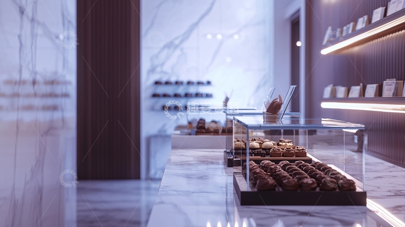 高清大图下载【趣麦麦图】高端面包店内部设计