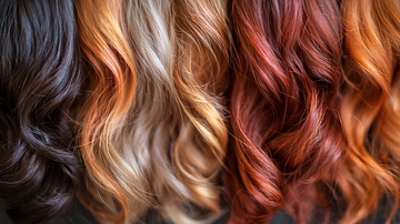 各种发色卷发对比