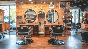 复古理发店室内设计