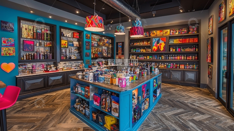 高清大图下载【趣麦麦图】时尚宠物用品店内部