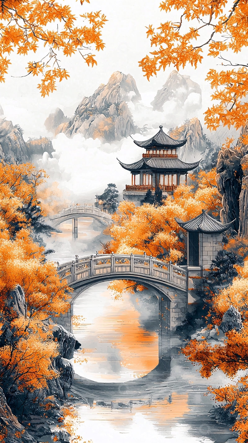 高清大图下载【趣麦麦图】水墨江南