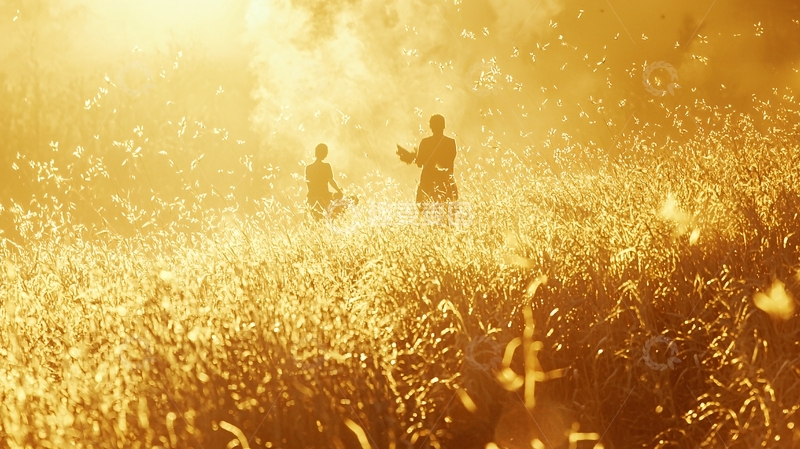 高清大图下载【趣麦麦图】金色麦田