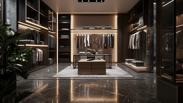 高端奢华衣帽间1